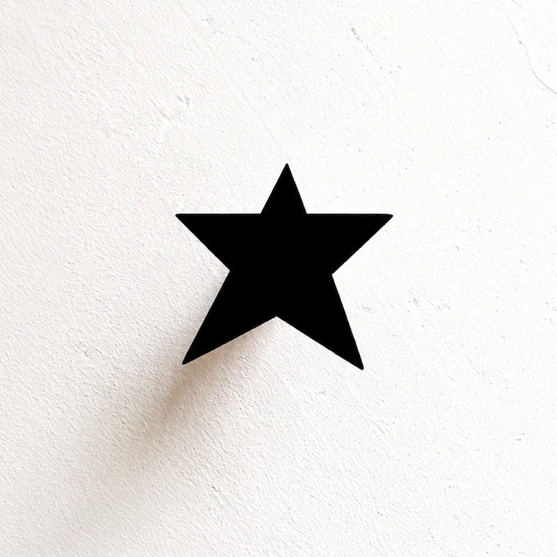 Black Star Wall Hook from iKids.co.za