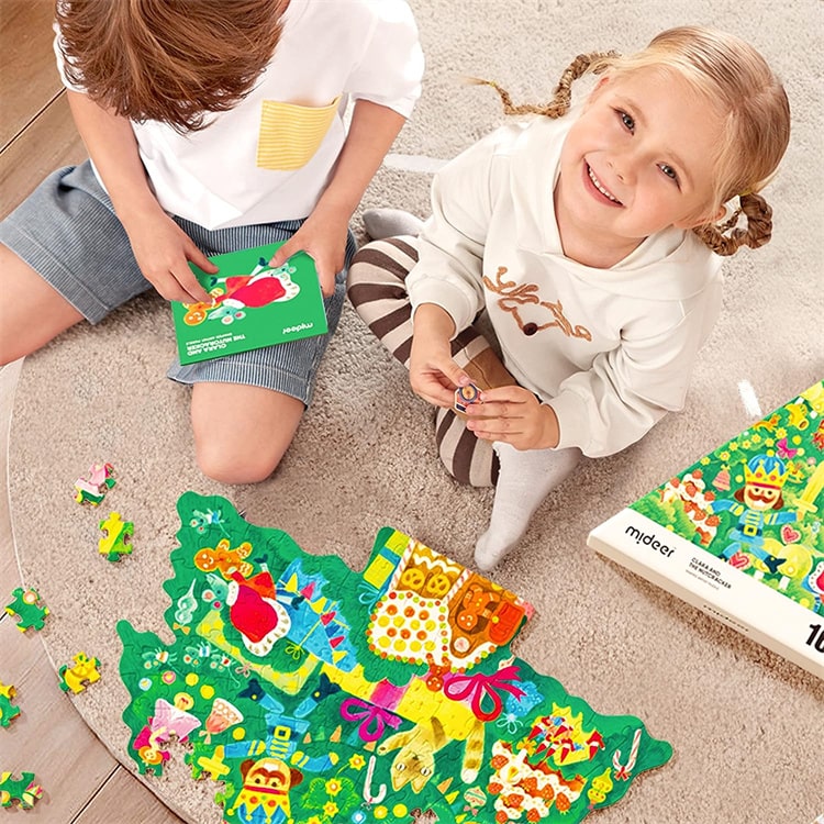 Mideer Christmas Tree Jigsaw Puzzles - iKids