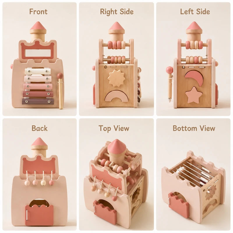5 in 1 Wooden Castle Cognitive Box from iKids