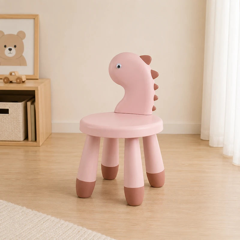 Pink Dinosaur Stool Chair from iKids.co.za