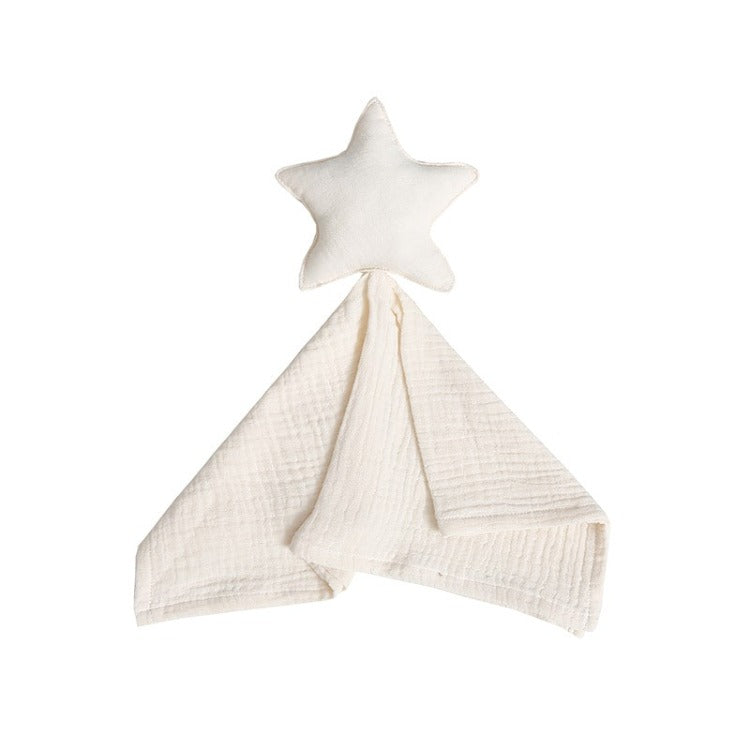 Baby Muslin Comforter | Beige Star - iKids