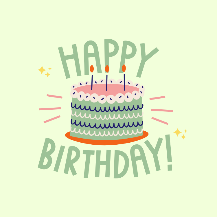 Green Custom Birthday Card from iKids