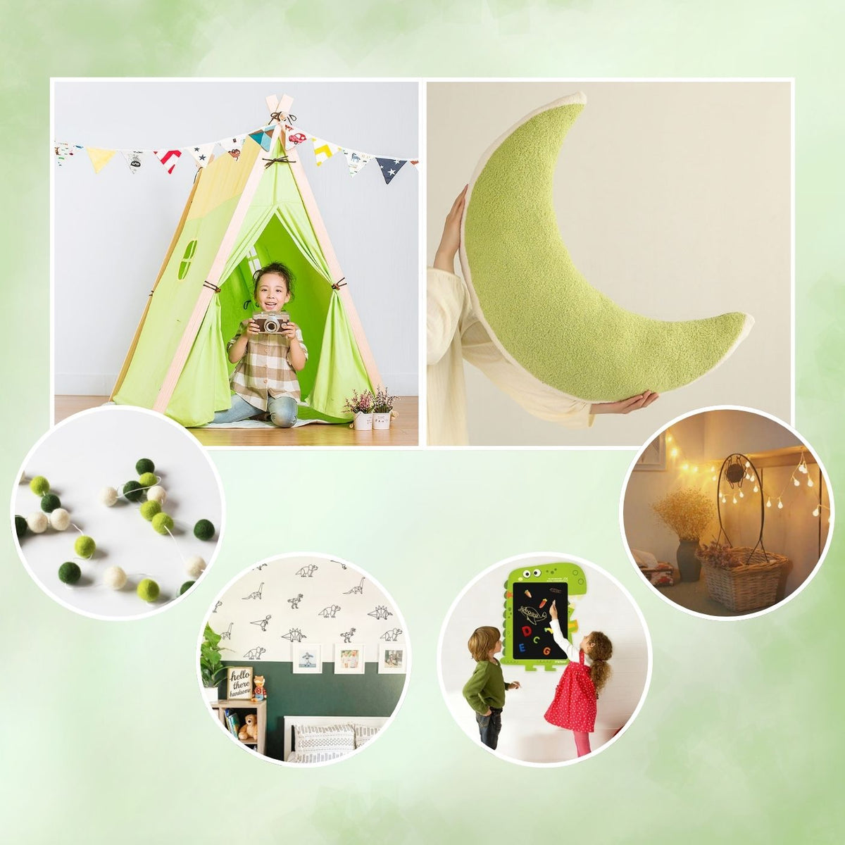 Green Dinosaur Tent Combo - iKids