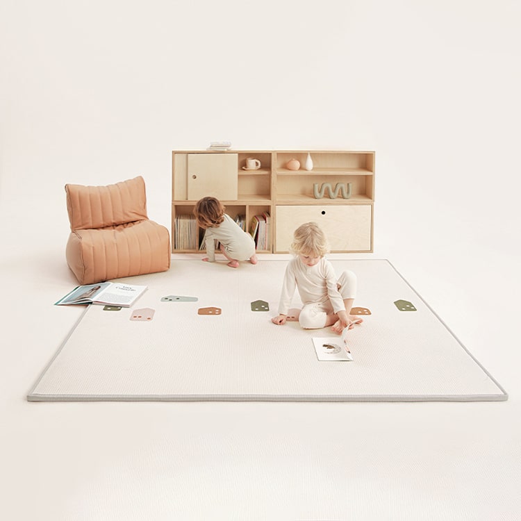 BabyGo Reversible Play Mat | Candy Cottage & Geometric