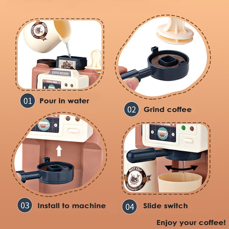 Pretend Coffee Machine Play - iKids