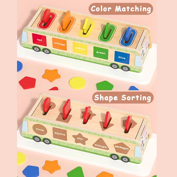 Montessori Play Kit | Car Coin Box - iKids