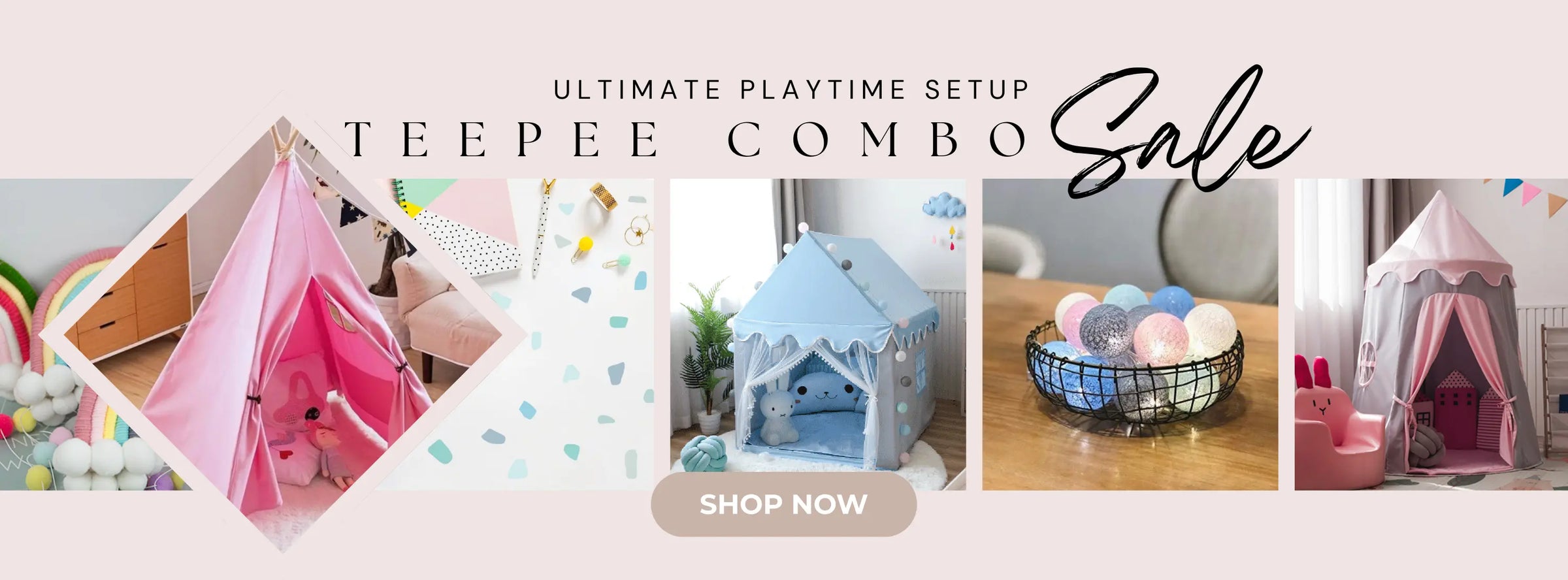 Teepee Tent Combos for Magic Playtime Setup - Shop now from iKids.co.za
