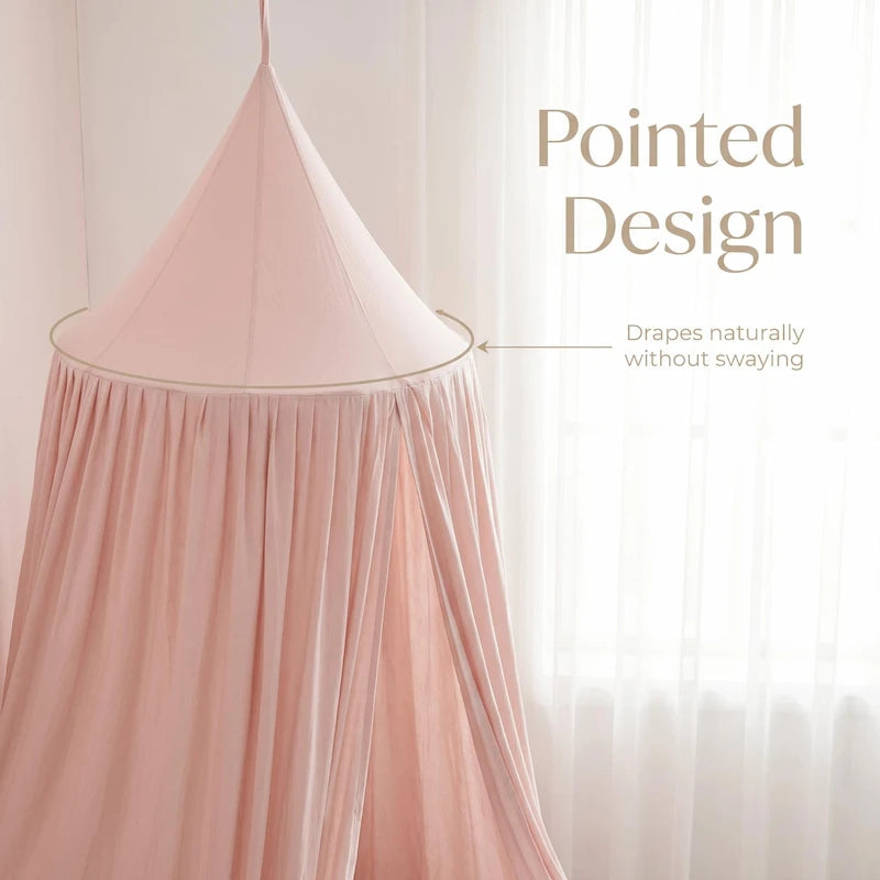 Cream Pink Hanging Tent Canopy from iKids.co.za