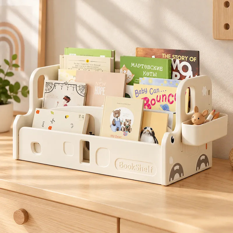 2-in-1 Convertible Tabletop Kids Bookshelf & Toy Storage from iKids.co.za
