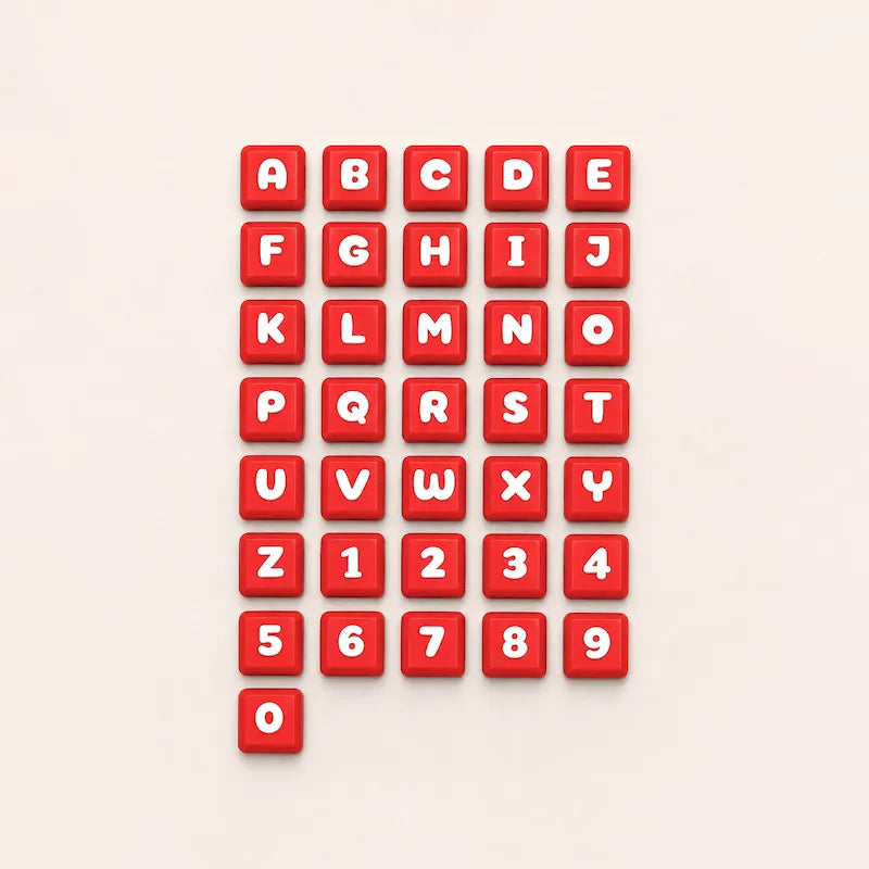 Bubble Font Custom Keycap Name Clicker from iKids Studio