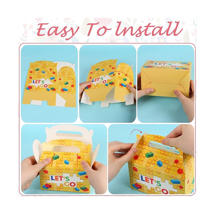 Party Favor Box | Lego Building Block | 12 Pcs - iKids