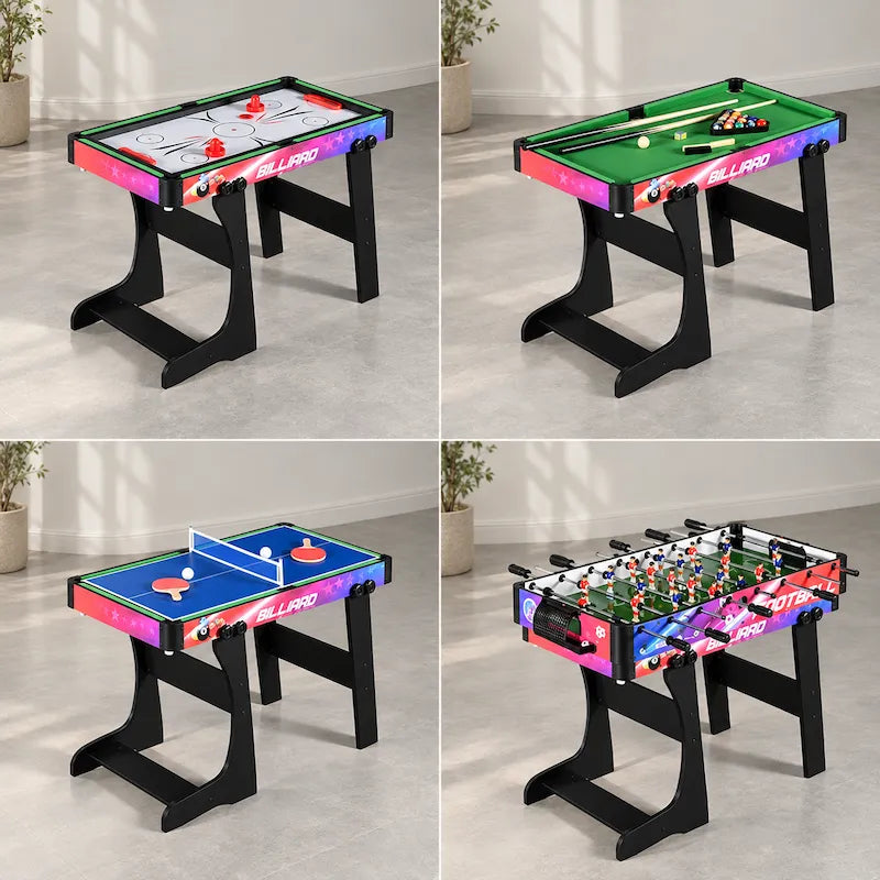 4-in-1 kids multi game table with table football, table tennis, air hockey and pool table in South Africa