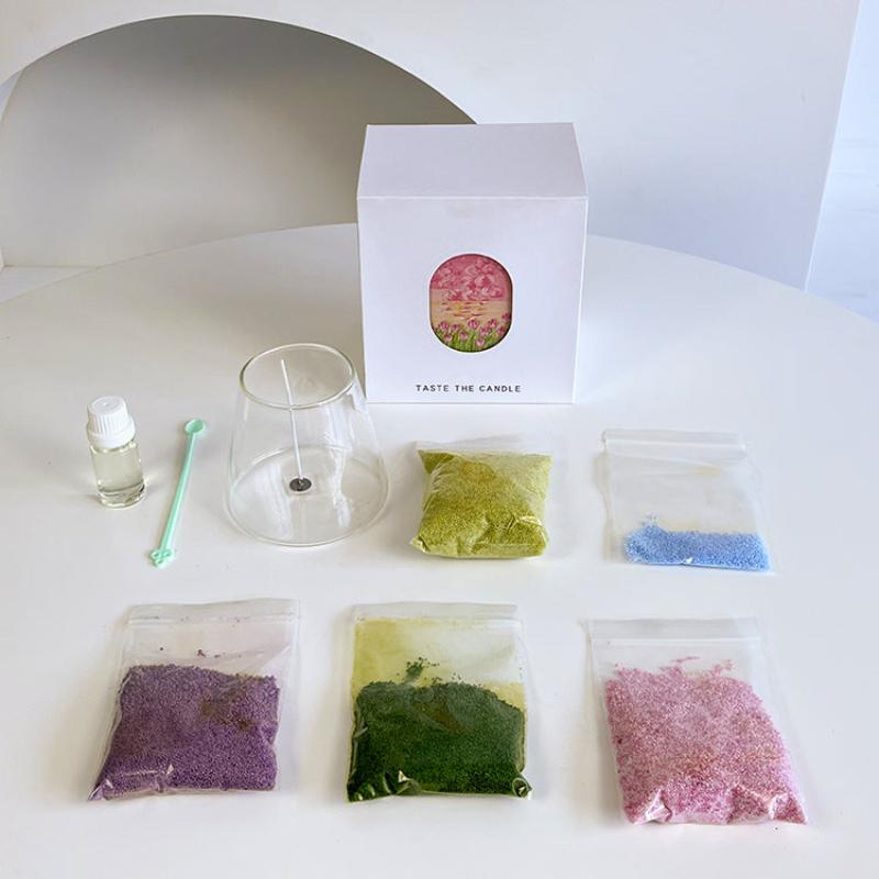 DIY Sand Painting Scented Candle | Hilton-ikids