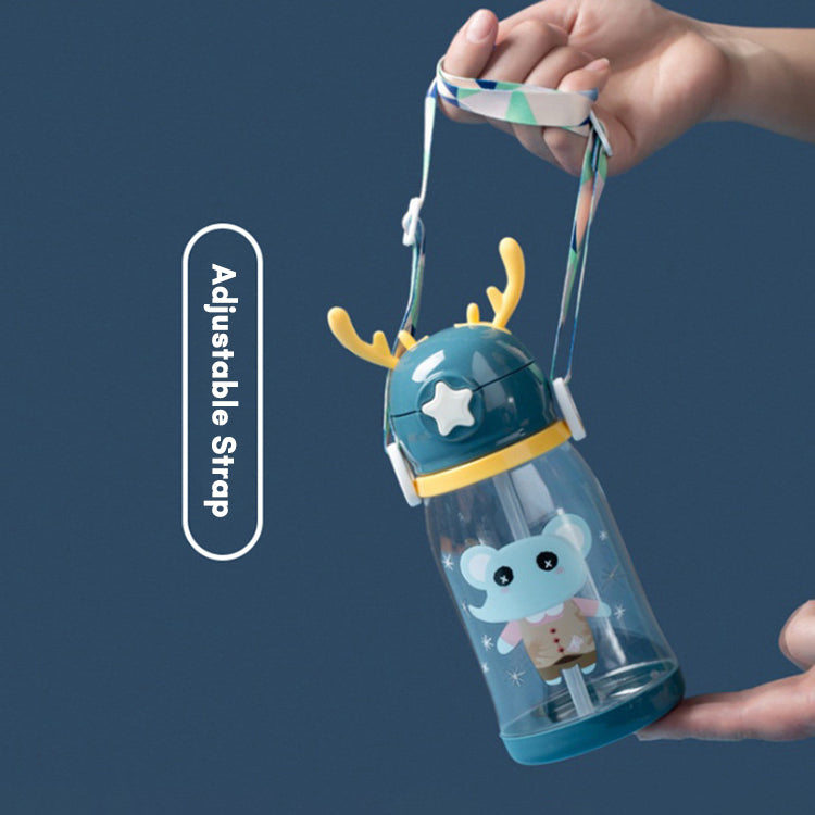 Deer Straw Bottle | Elephant - iKids