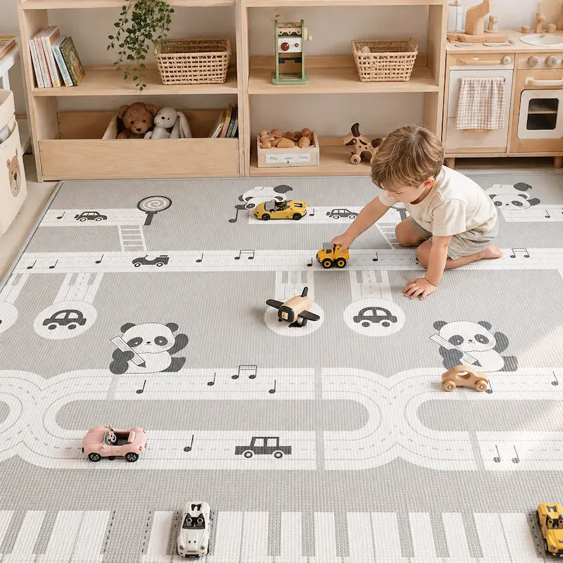 Music Track Reversible Play Mat from iKids.co.za Double Sided Soft Large Floor Mat