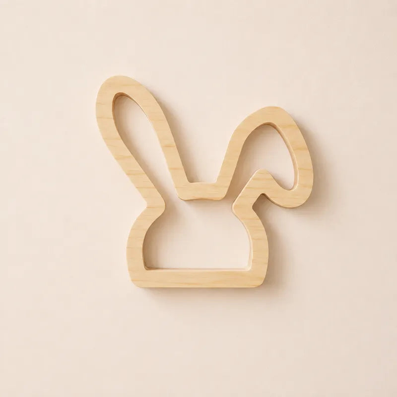 Wooden Rabbit Wall Decor from iKids.co.za