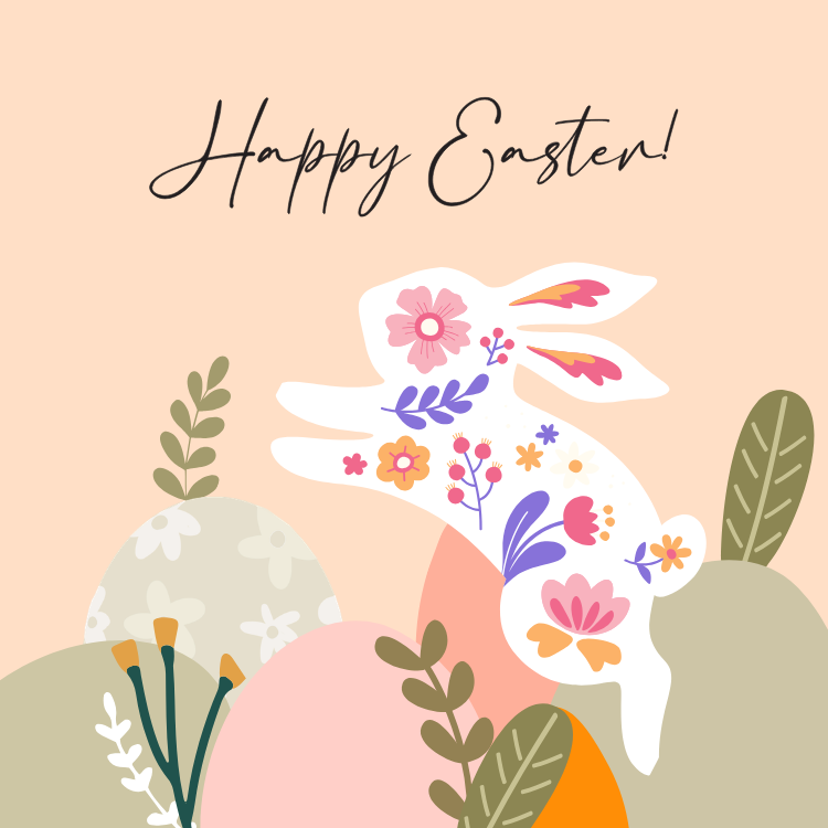 Easter card for kids, handmade Easter greeting card, Easter bunny card, kids holiday card, Easter gift for teacher, DIY Easter card, children’s greeting card, Easter stationery