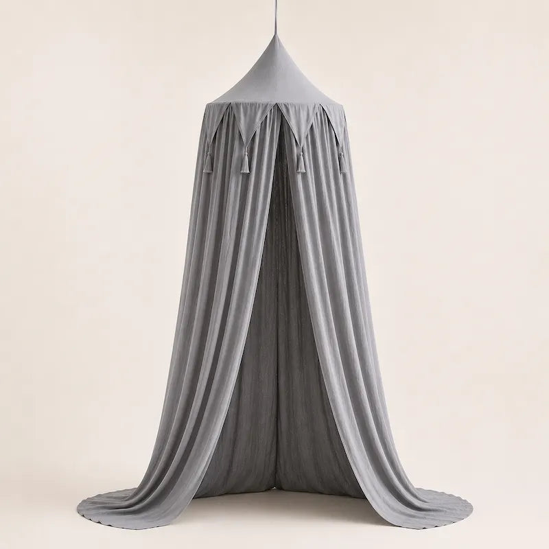 Grey Deluxe Hanging Tent Canopy in Nursery Room from iKids.co.za