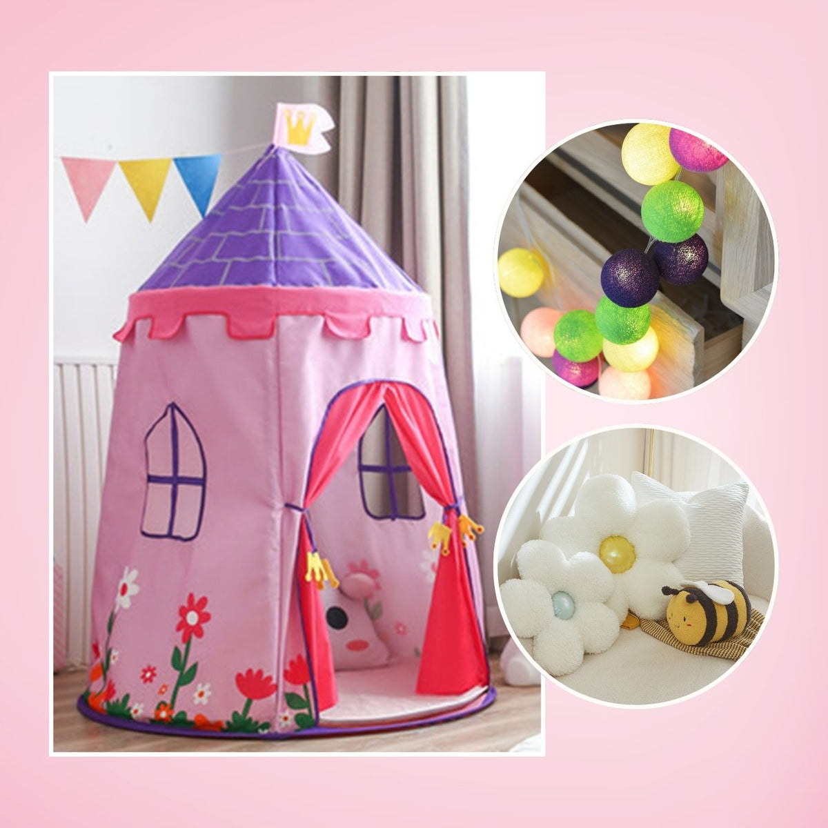 Flower Princess Tent Combo - iKids