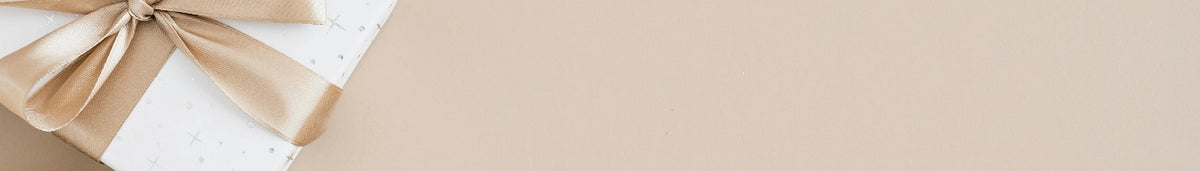 Beige ribbon on a beige background