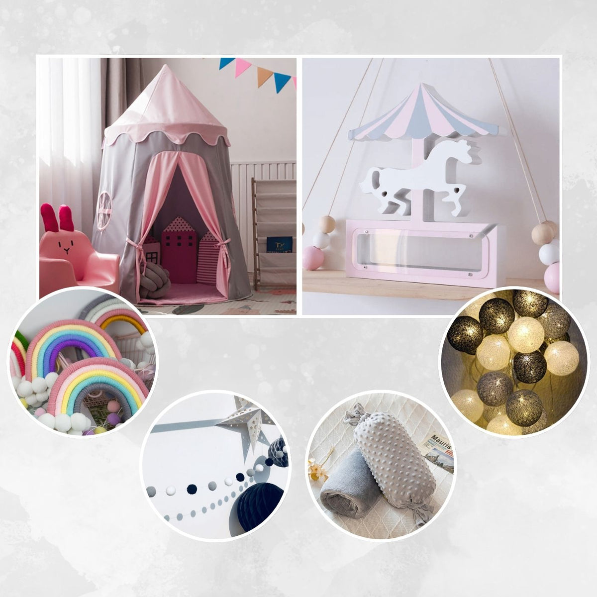Grey Castle Tent Combo - iKids