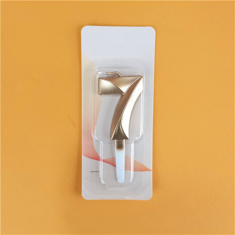 Golden Birthday Candle | Number 7 - iKids