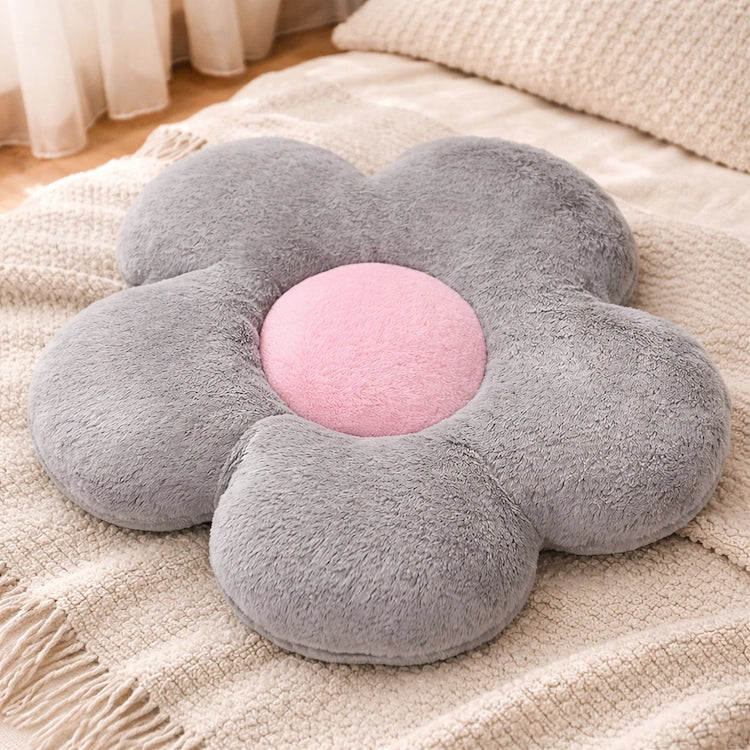 Grey Cute Flower Shape Cushion from iKids.co.za