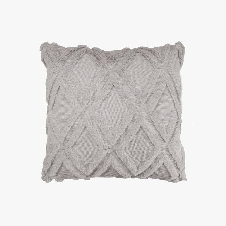 Fluffy Scatter Cushion | Grey Rhombus - iKids