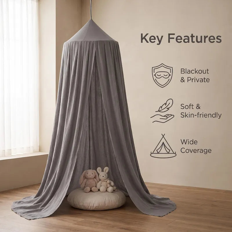 Grey Hanging Tent Canopy from iKids.co.za