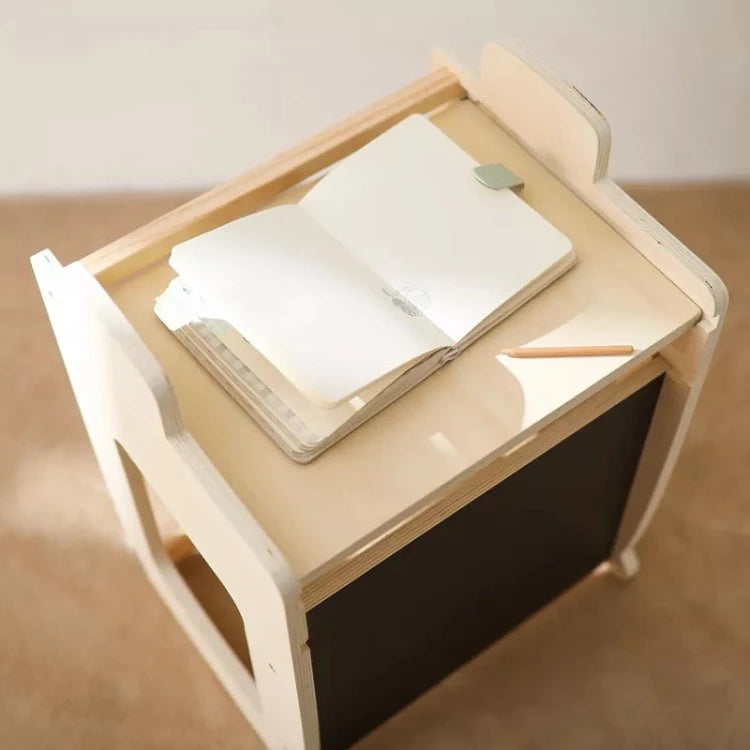 Wooden Multi-Function Learning Step Stool - iKids
