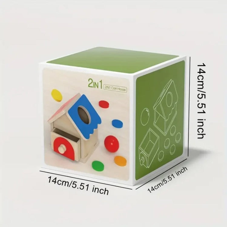 Montessori Play Kit | House Coin Box - iKids