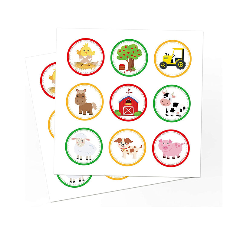 Paper Party Bag | Farm Animal | 12 Pcs - iKids