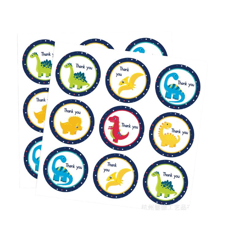 Paper Party Bag | Cute Dinosaur | 12 Pcs - iKids