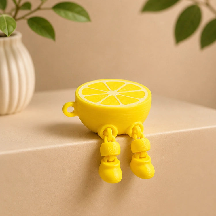 3D Printed Articulated Fruit Fidget Lemon from iKids Studio