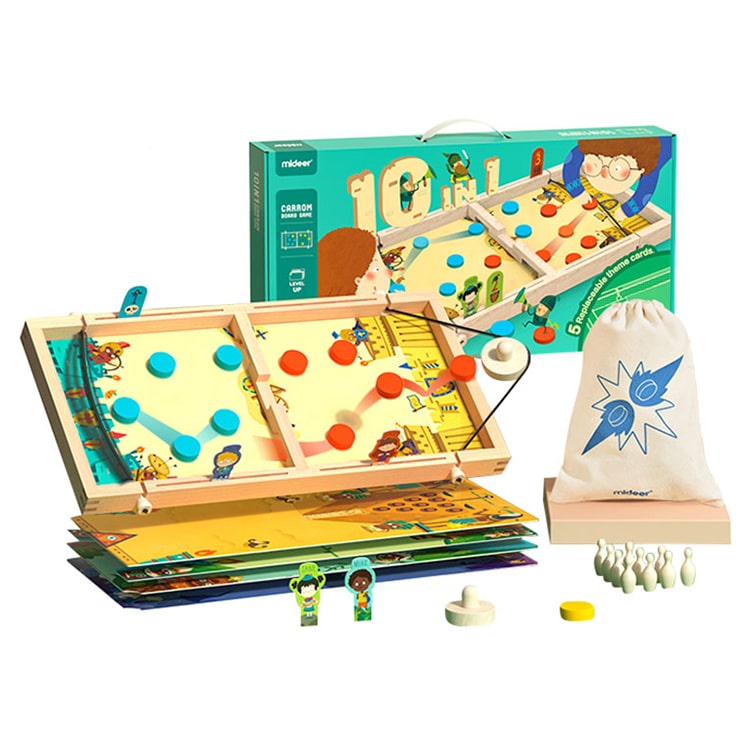 Mideer 10 in 1 Carrom Board Game MD2131 - iKids