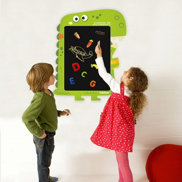 Sticker Chalkboard with Chalks Dinosaur - iKids