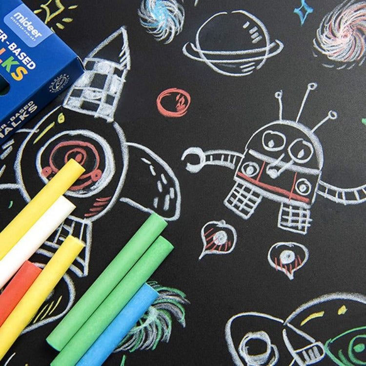 Sticker Chalkboard with Chalks Elephant - iKids