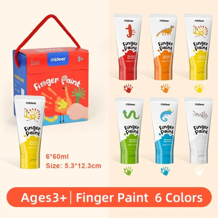 Mideer Finger Paint 6 Colours Rich text editor - iKids