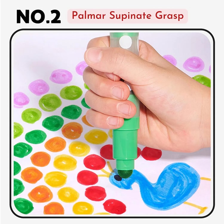 Washable Round Tip Markers 24 Colours - iKids