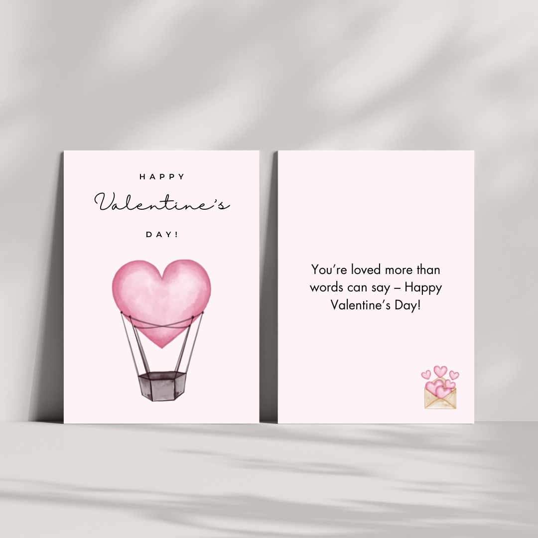 Pastel-Themed Custom Valentine’s Card from iKids