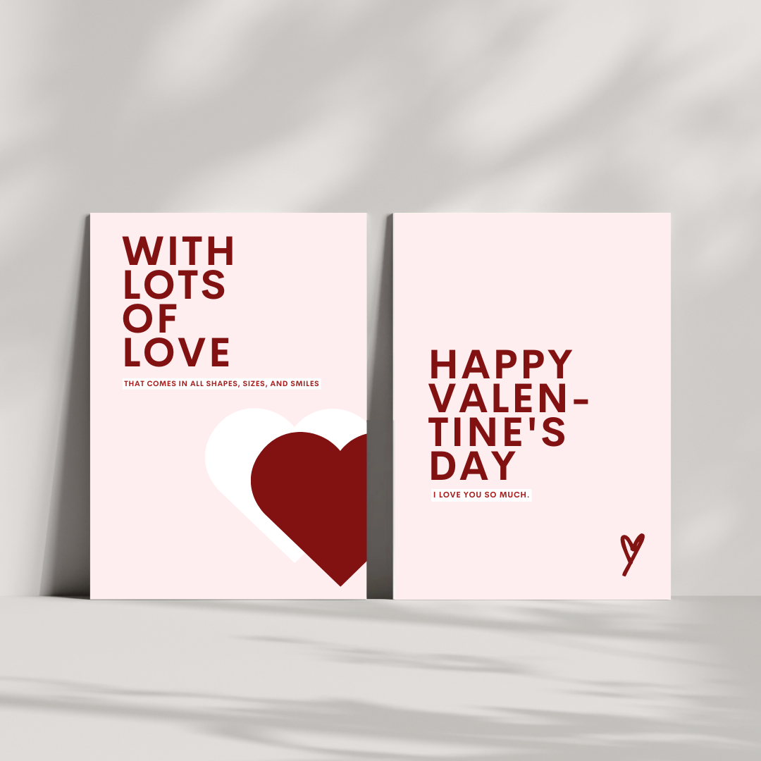 Bold-Themed Custom Valentine’s Day Card from iKids