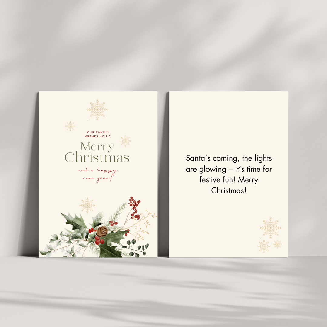 Light Christmas Custom Card from iKids