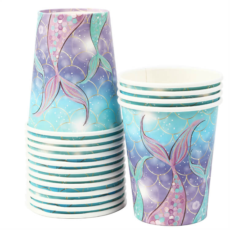 Party Tableware | Mermaid | 16 guests - iKids