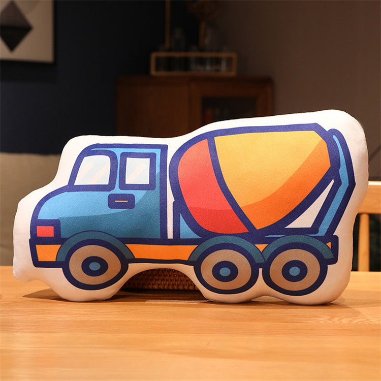 Cartoon Stuffed Car Pillow | Cement Mixer - iKids