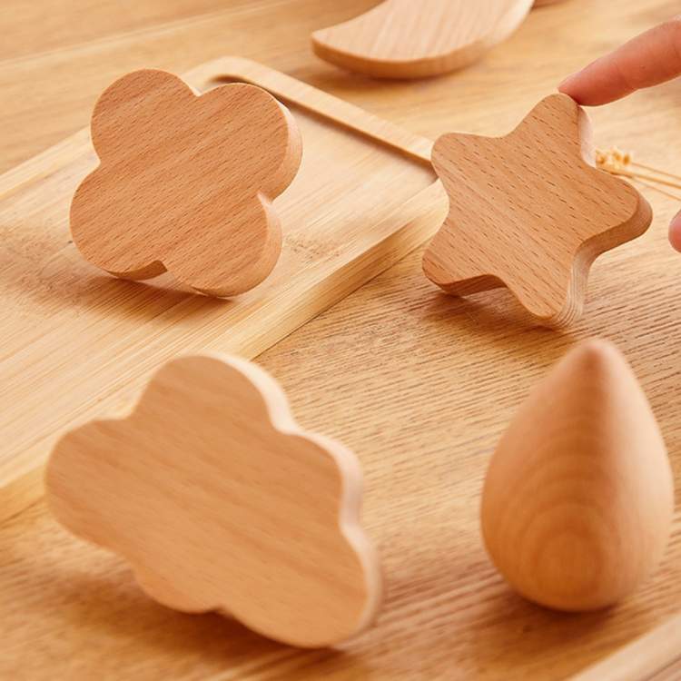 Wooden Cupboard Knob | Cloud - iKids