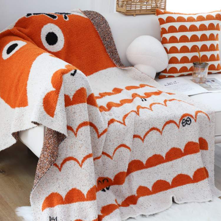 Cartoon Fuzzy Fleece Throw Blanket - iKids