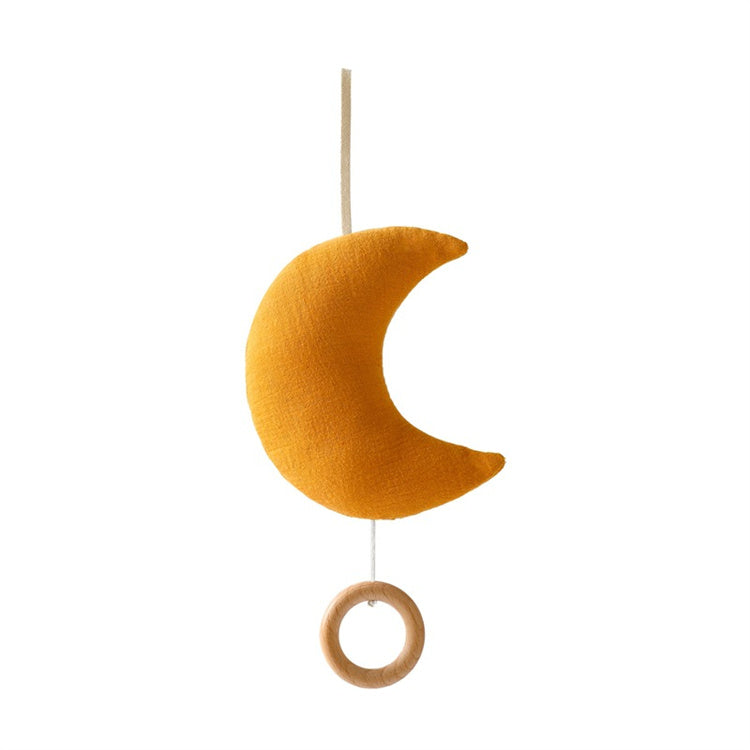 Moon Drawstring Music Box | Caramel - iKids