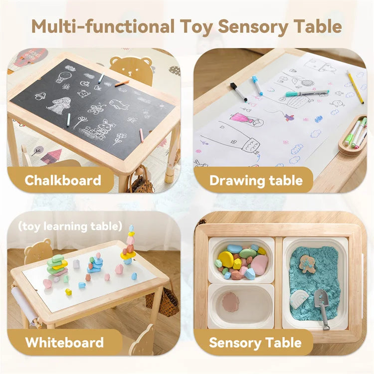 Multi-Functional 4-in-1 Kids Activity and Sensory Table at iKids.co.za