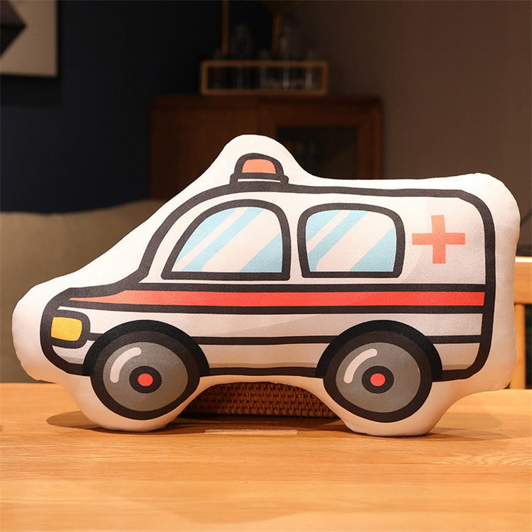 Cartoon Stuffed Car Pillow | Ambulance - iKids