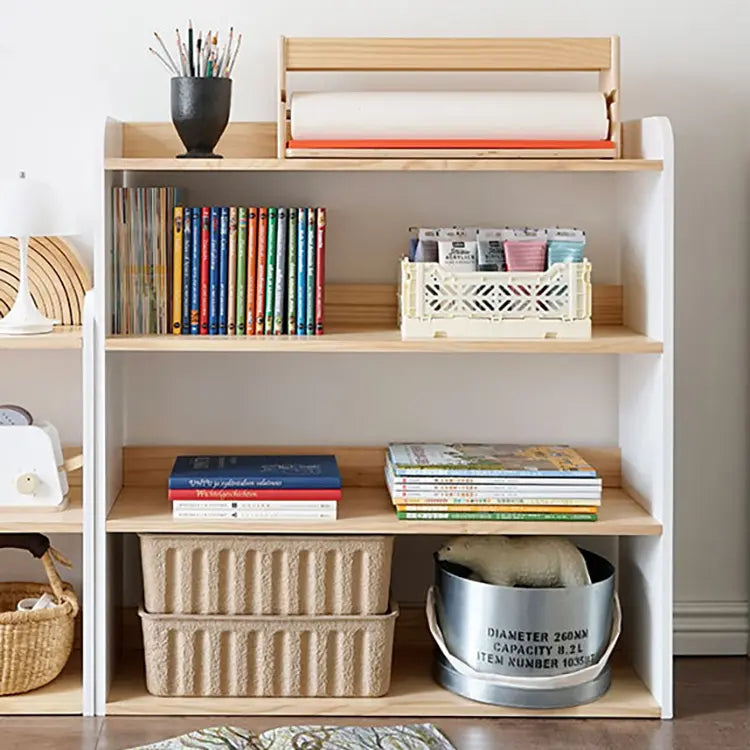 Open-Back Kids Bookshelf | Large Montessori Shelf - iKids